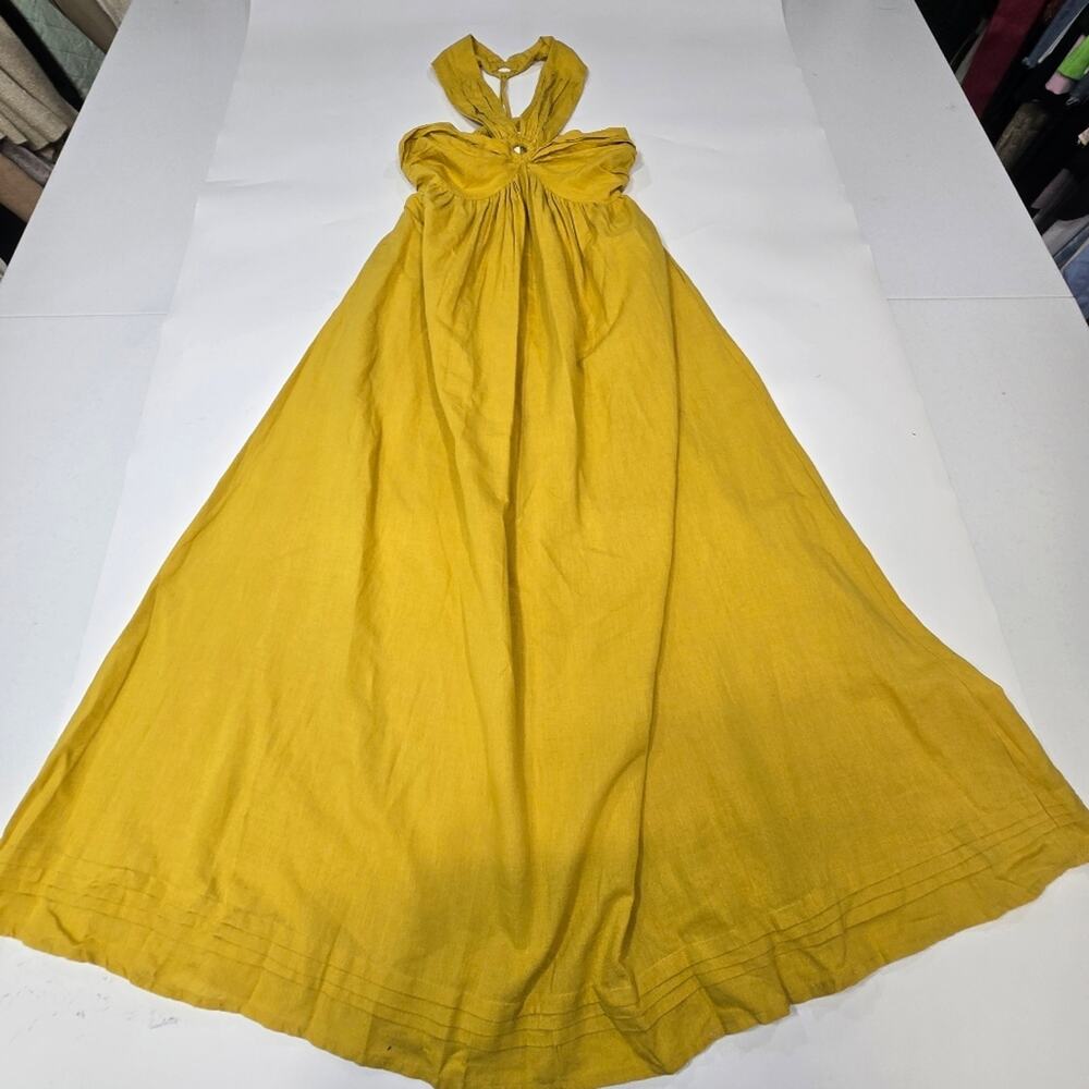Cleobella Aurelia Maxi Dress in Marigold - Picture 2 of 14